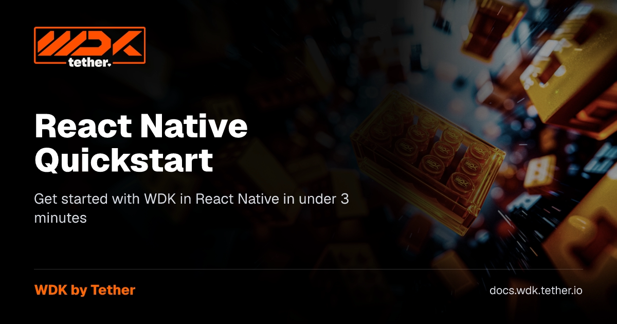React Native Quickstart | WDK